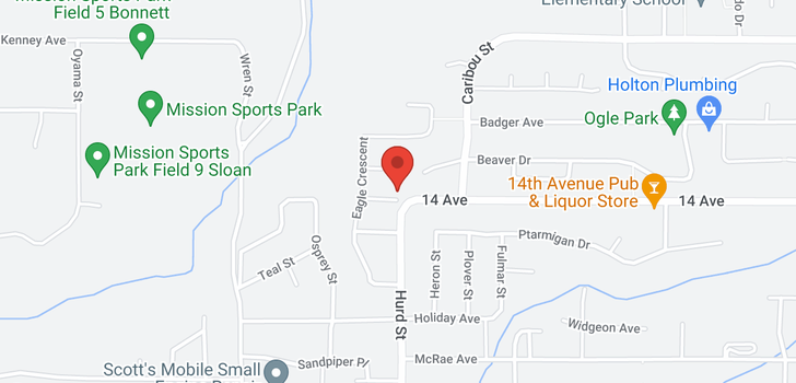 map of 32207 14TH AVENUE